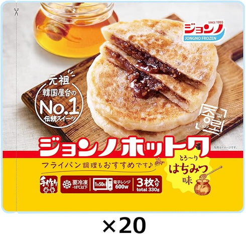 JONGRO 冷凍ホットク ハチミツ味110g×3 3枚