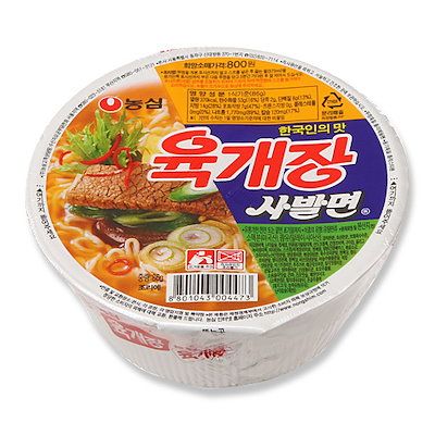 農心 ﾕｯｹｼﾞｬﾝﾗｰﾒﾝ 1個