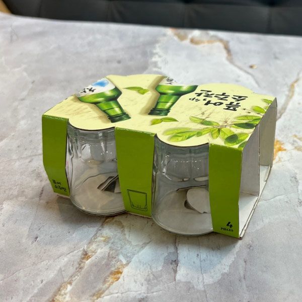 焼酎ｸﾞﾗｽ (ｿｼﾞｭｼﾞｬﾝ) 4個ｾｯﾄ