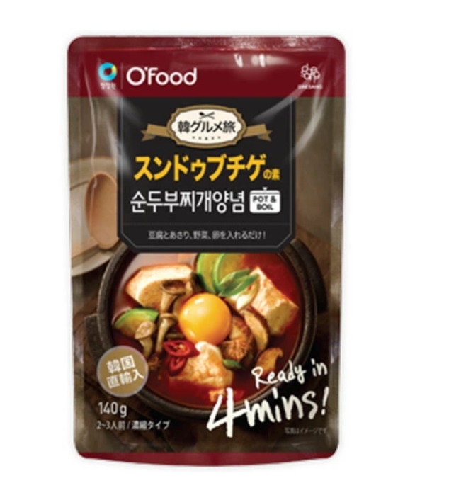 O‘Food　韓ｸﾞﾙﾒ旅ｽﾝﾄﾞｩﾌﾞﾁｹﾞの素140ｇ