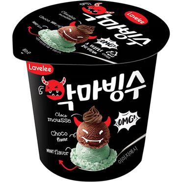 ｱｲｽ ﾗﾍﾞﾘｰ悪魔ﾁｮｺﾋﾞﾝｽﾞ220ml