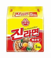 ｵﾄｷﾞ ｼﾞﾝﾗｰﾒﾝ 辛口 120g 5個入 (BTS ｼﾞﾝ ｽﾃｯｶｰ入)